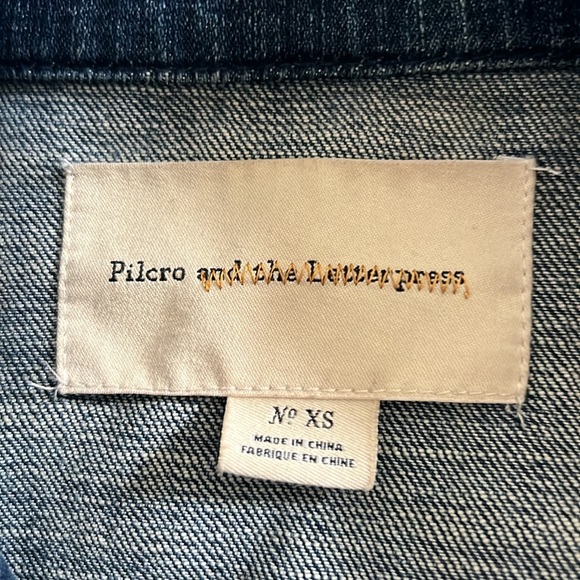 Anthropologie distressed Pilcro denim jacket - Picture 3 of 5